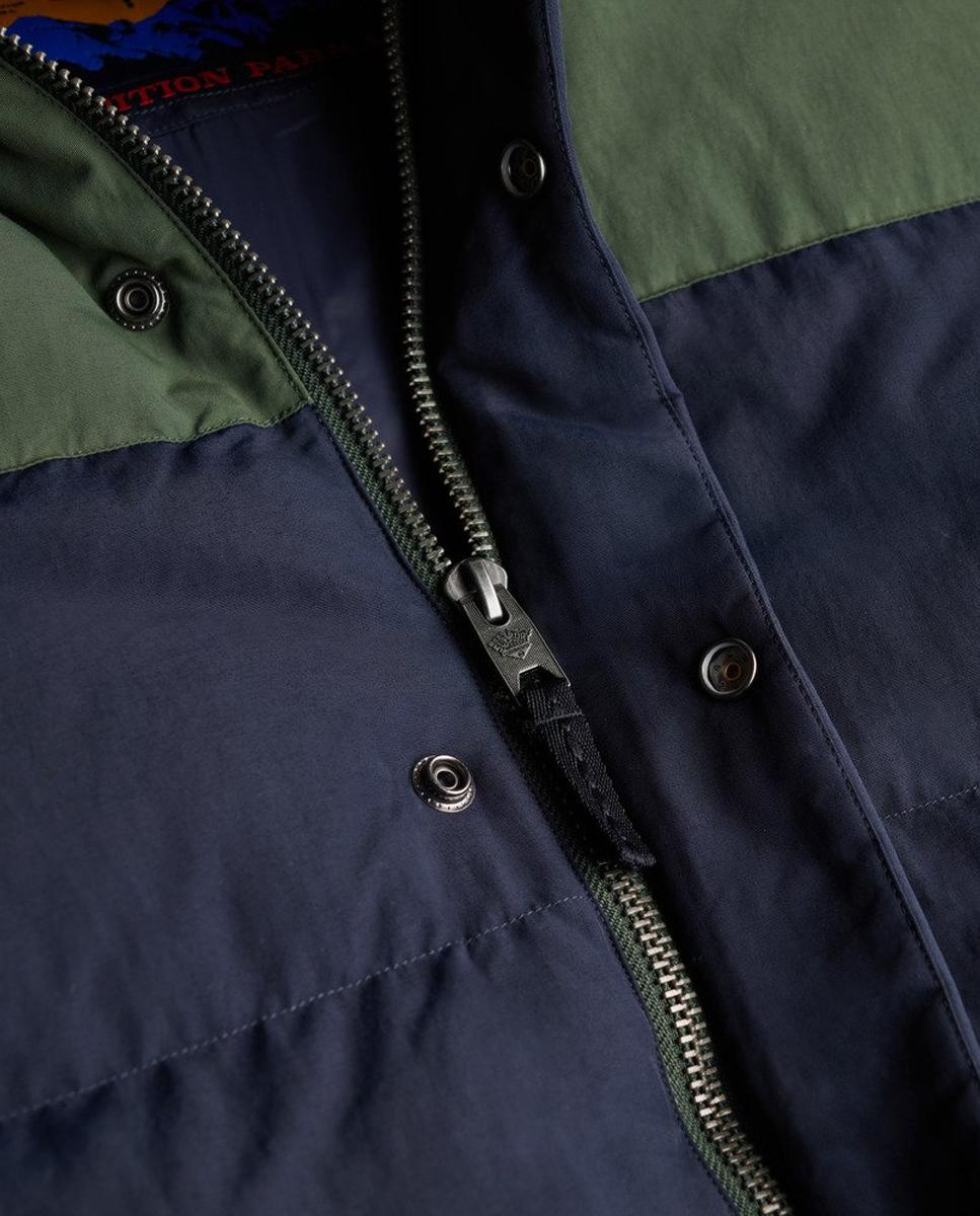 Chaqueta acolchada de hombre Everest Colour Block - Superdry - Azul Azul-2