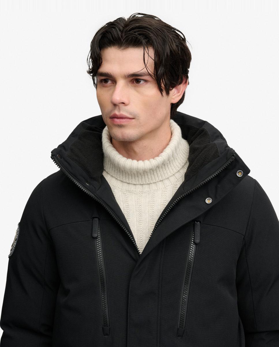 Parka de hombre City - Superdry - Negro Negro-3
