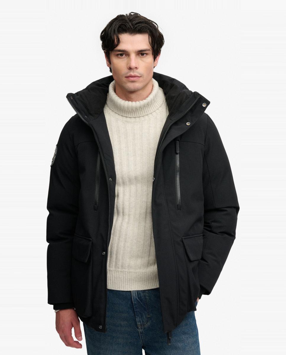 Parka de hombre City - Superdry - Negro Negro-4