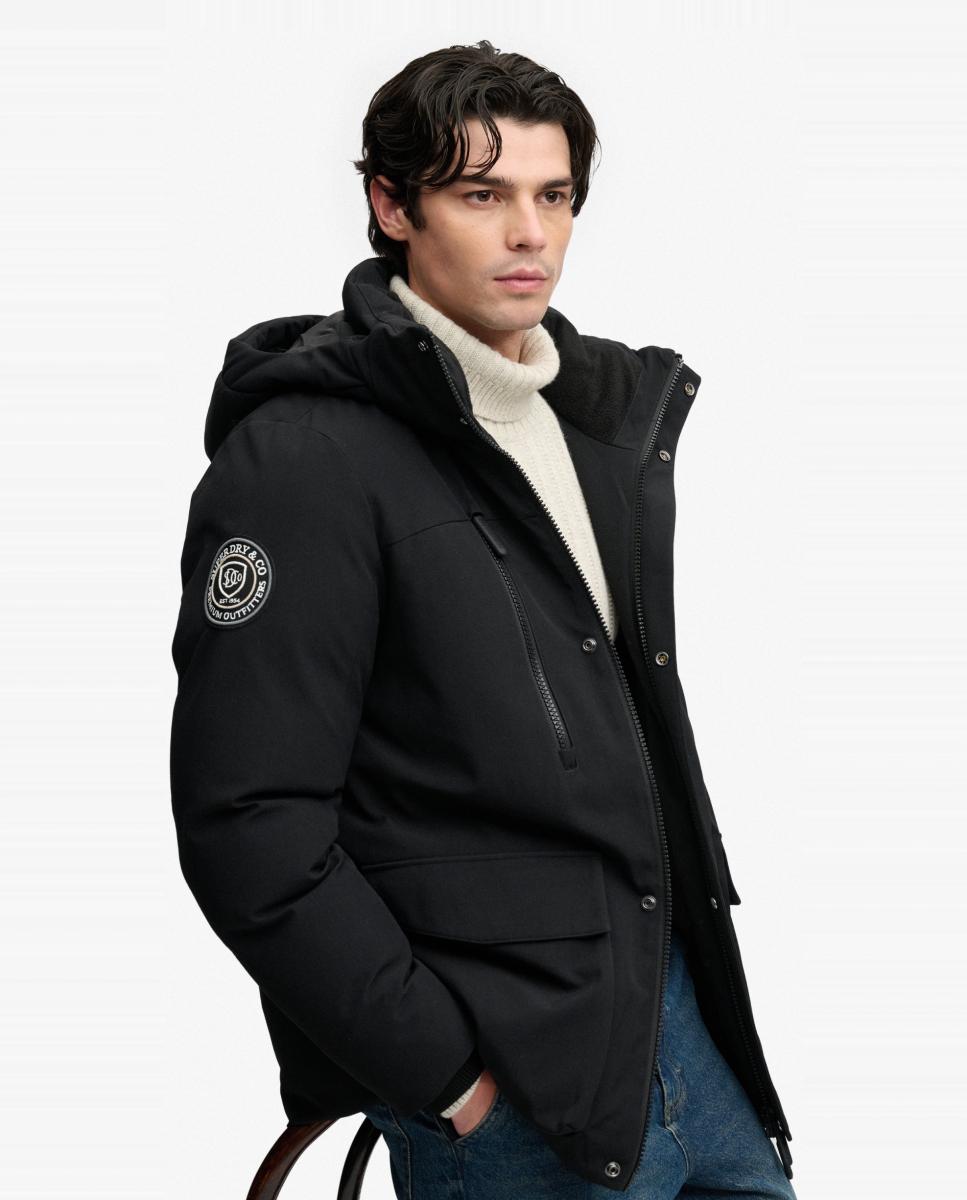 Parka de hombre City - Superdry - Negro Negro-5