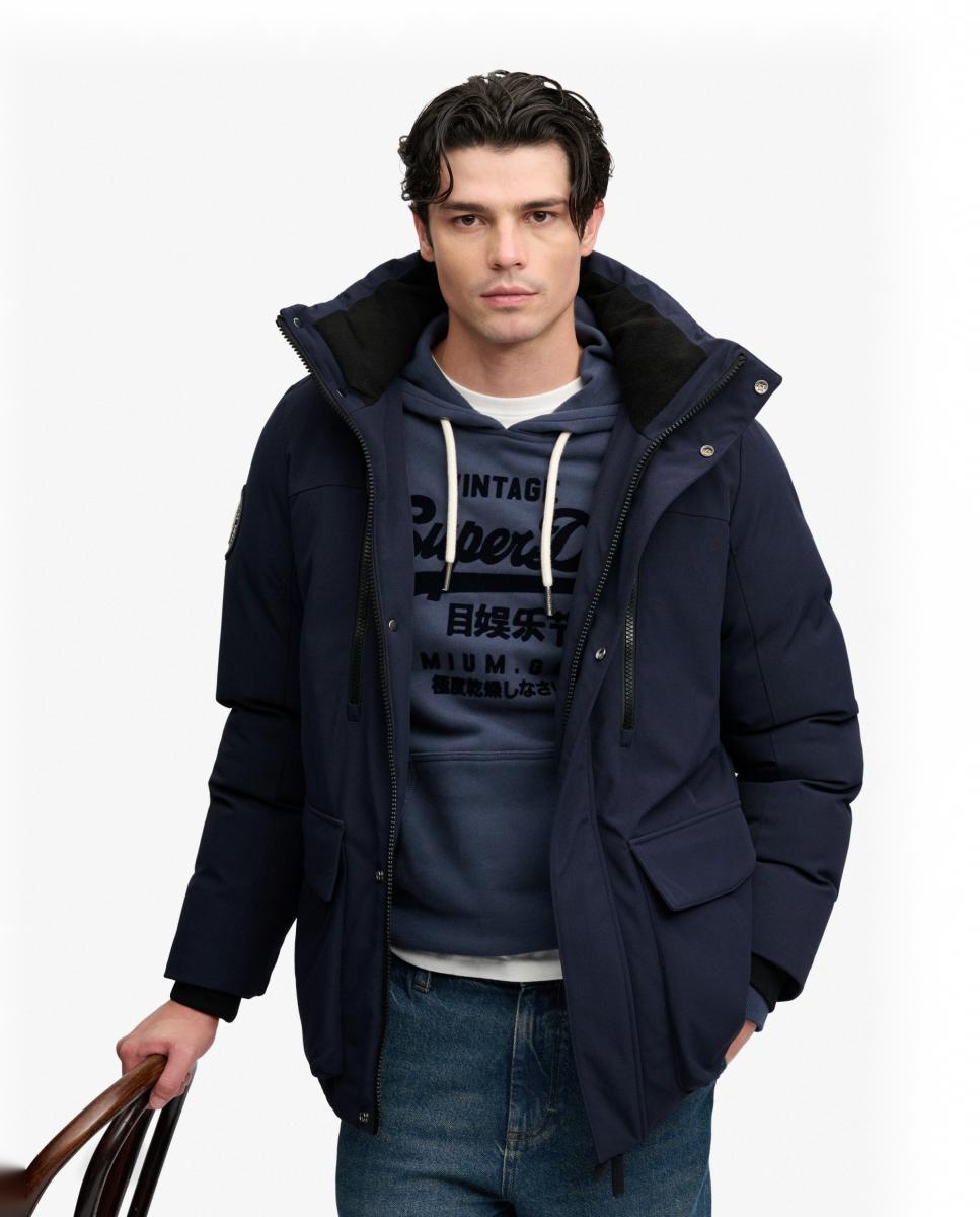 Parka de hombre City - Superdry - Azul marino Azul marino-4