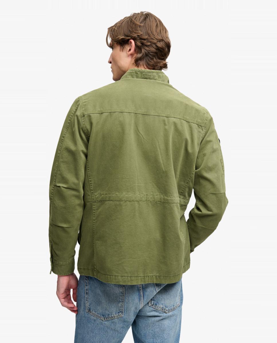 Casaco Militar M65 com Emblemas Verde-2