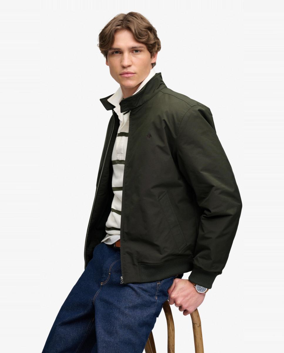 Casaco Harrington Acolchoado Campus Verde-4