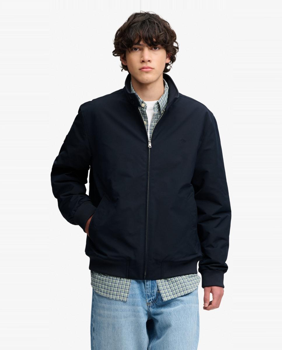 Chaqueta Harrington acolchada de hombre Campus - Superdry - Azul marino Azul marino-3
