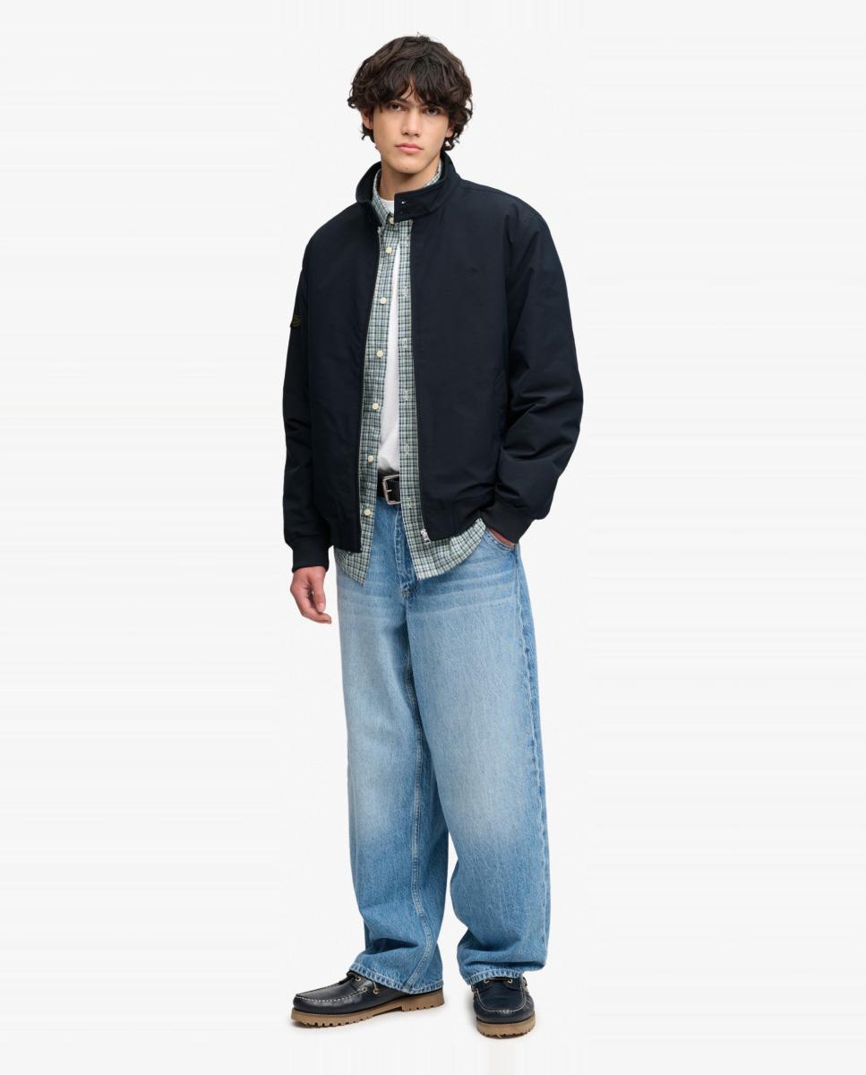 Chaqueta Harrington acolchada de hombre Campus - Superdry - Azul marino Azul marino-6