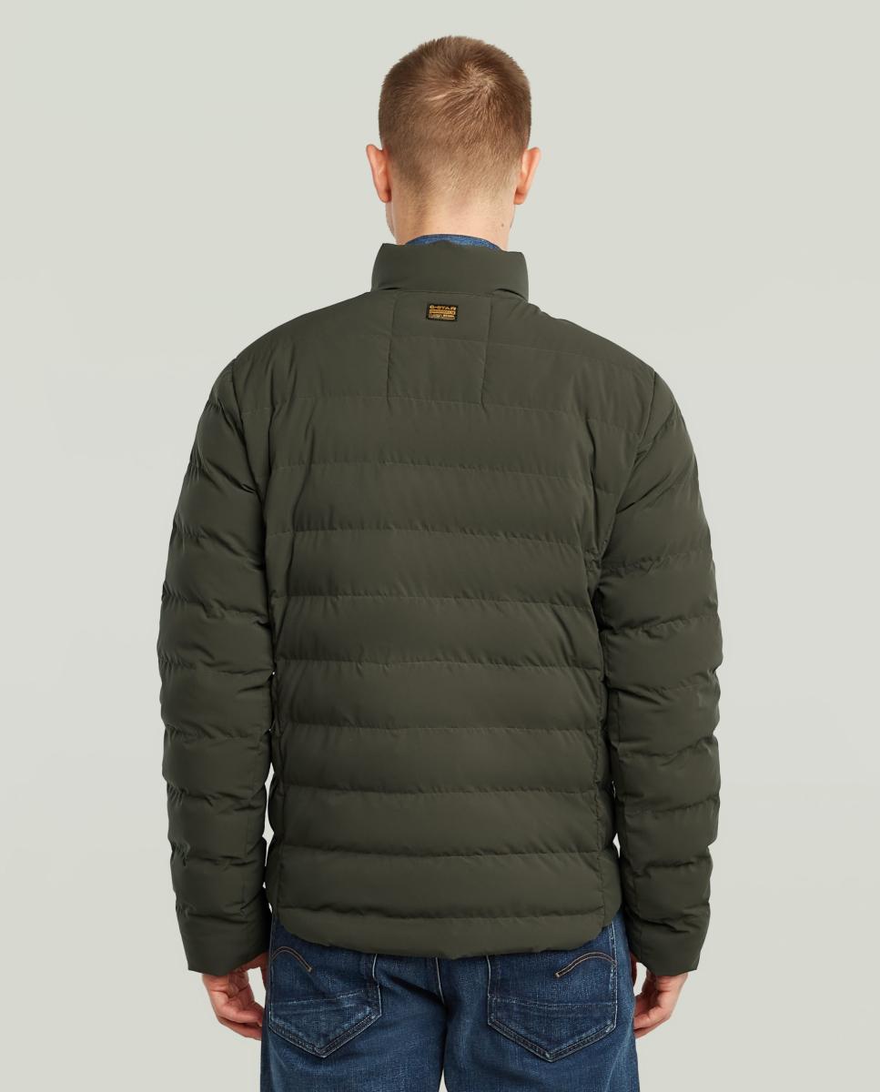 Chaqueta de hombre Foundation ligera y acolchada - G-Star - Gris claro Gris claro-2