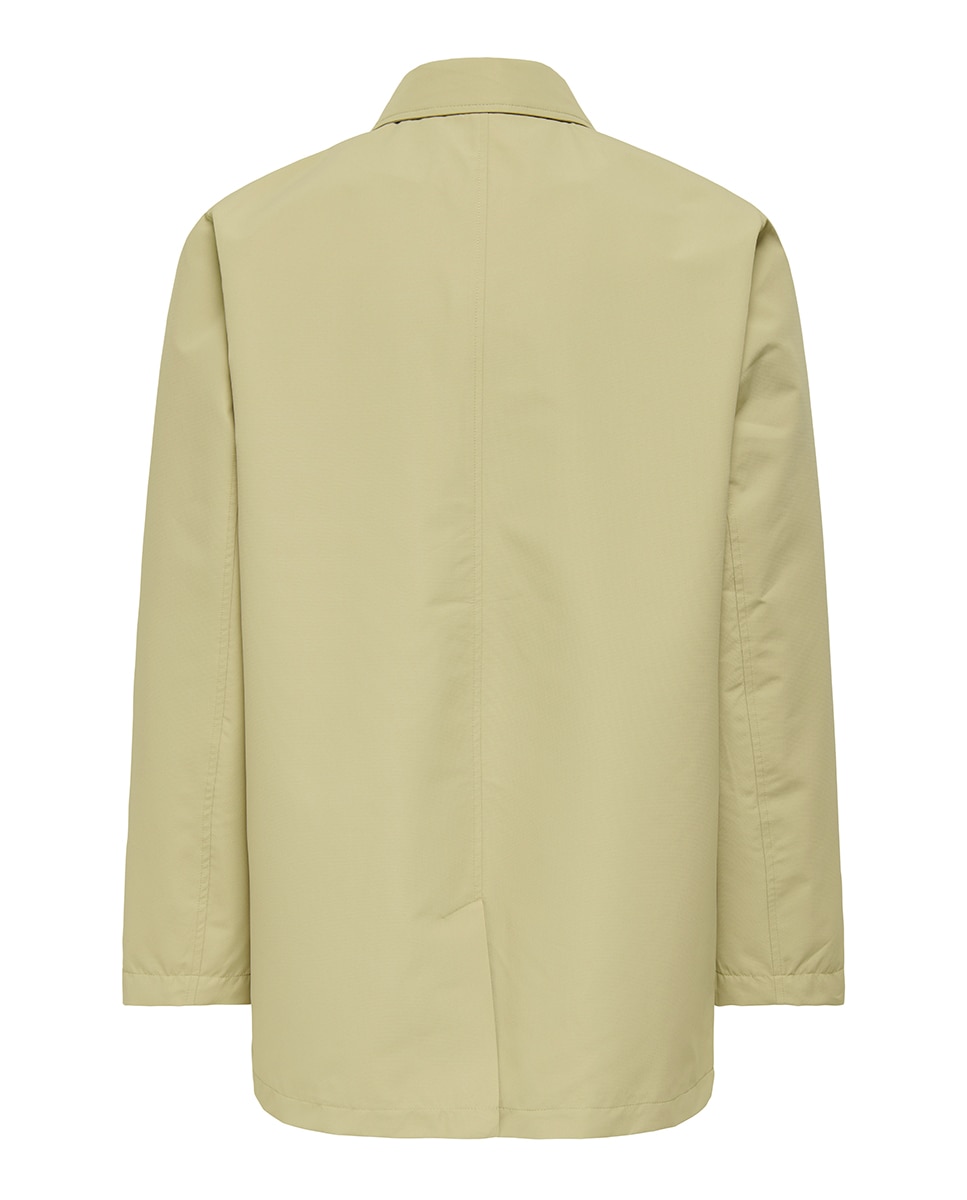 Gabardine Impermeável Regular Fit Bege-2