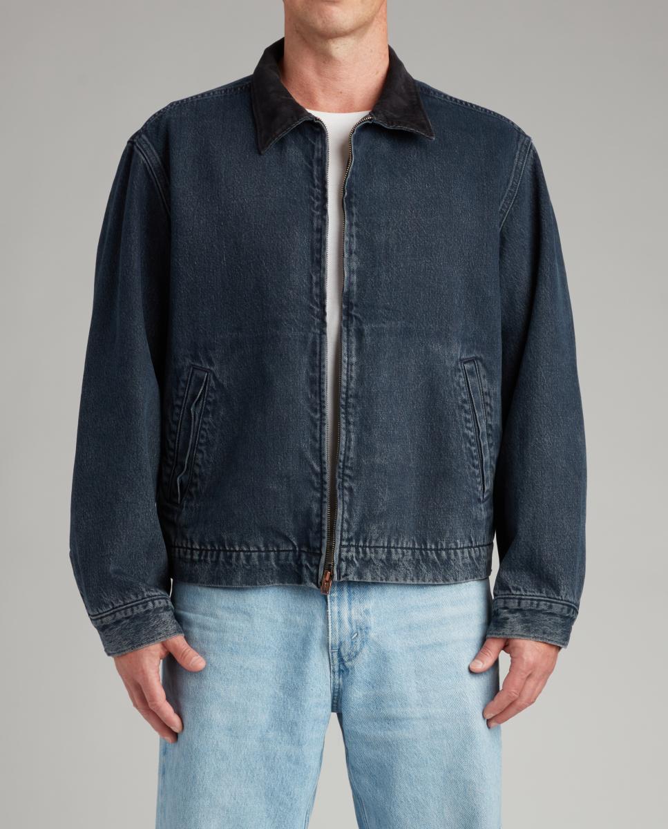 Imagen 0 de Chaqueta vaquera de hombre Azul marino