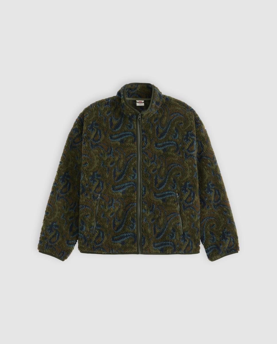 Chaqueta de hombre con borreguito - Levi's - Verde Verde-5