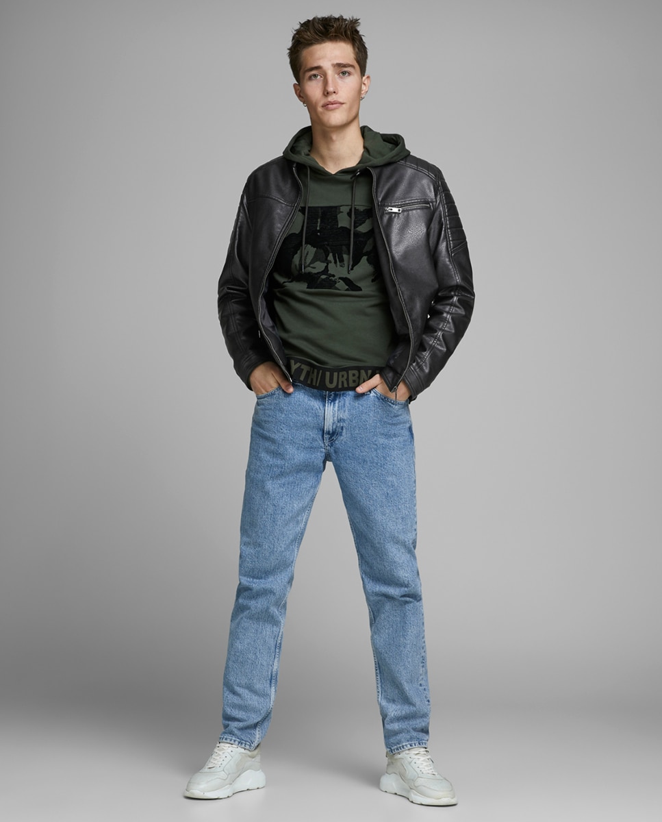 Imagen 8 de Cazadora de hombre Jack & Jones negra - Negro Negro