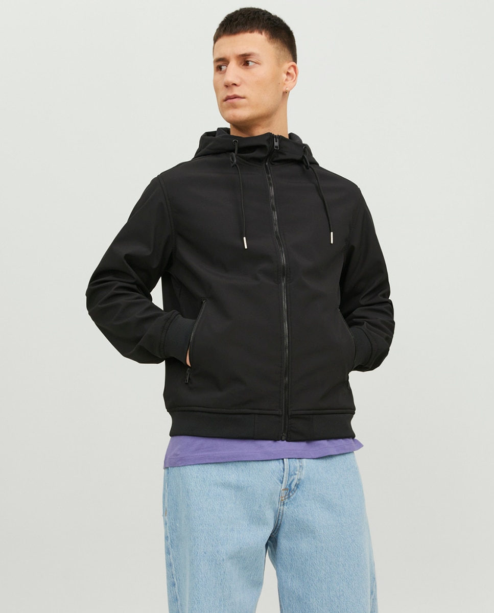 Imagen 1 de Chaqueta ligera softshell de hombre - Jack & Jones - Negro Negro