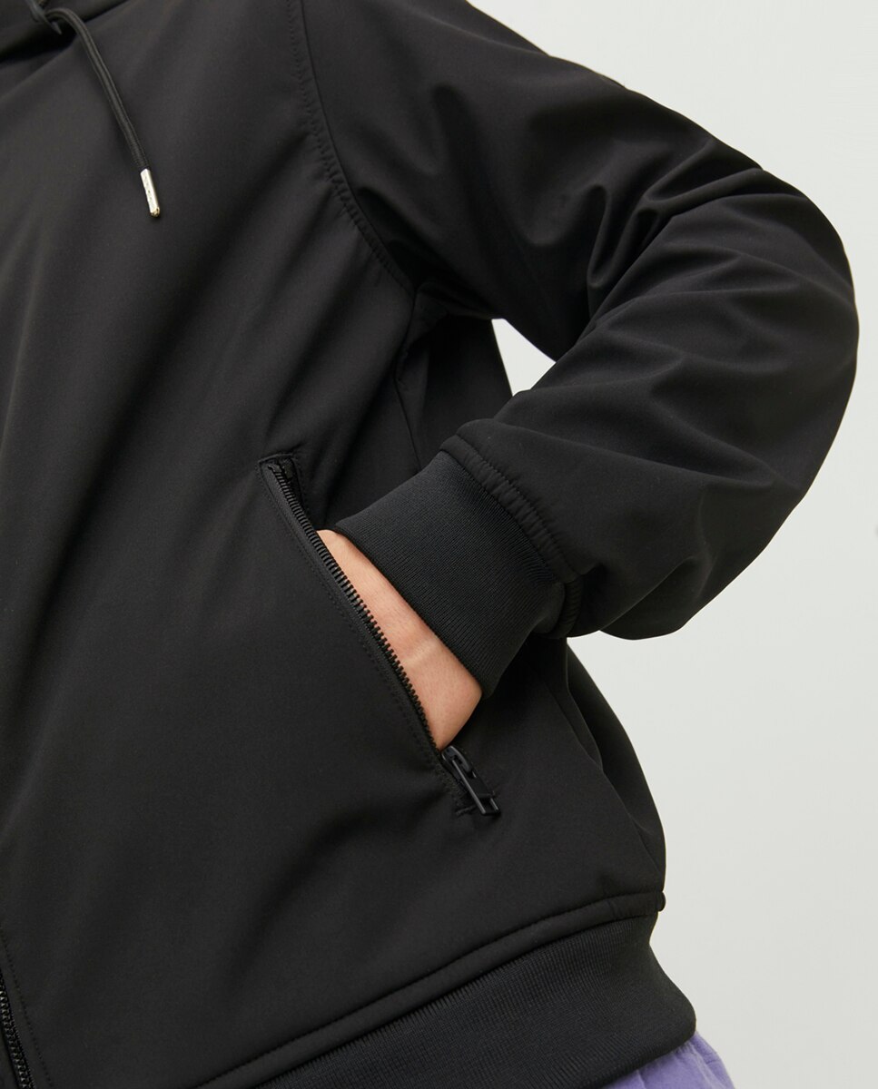 Imagen 3 de Chaqueta ligera softshell de hombre - Jack & Jones - Negro Negro