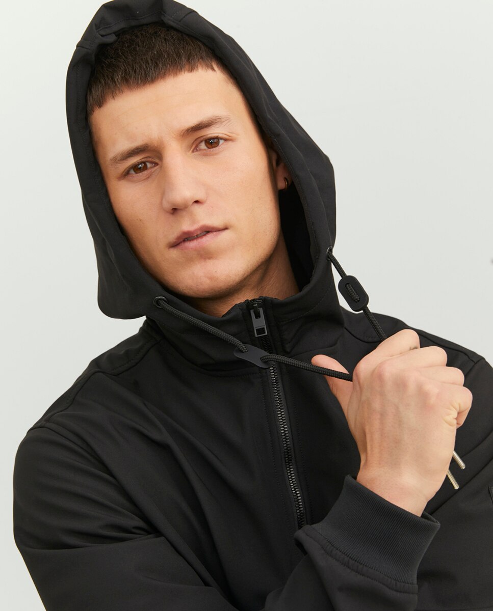 Imagen 5 de Chaqueta ligera softshell de hombre - Jack & Jones - Negro Negro