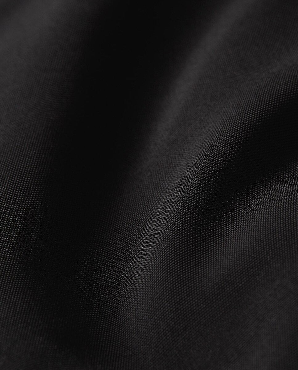 Parka de homem com capuz Preto-5