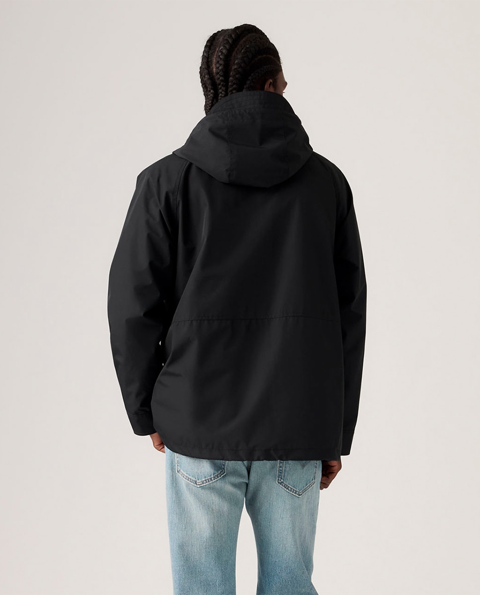 Parka com capuz Preto-2