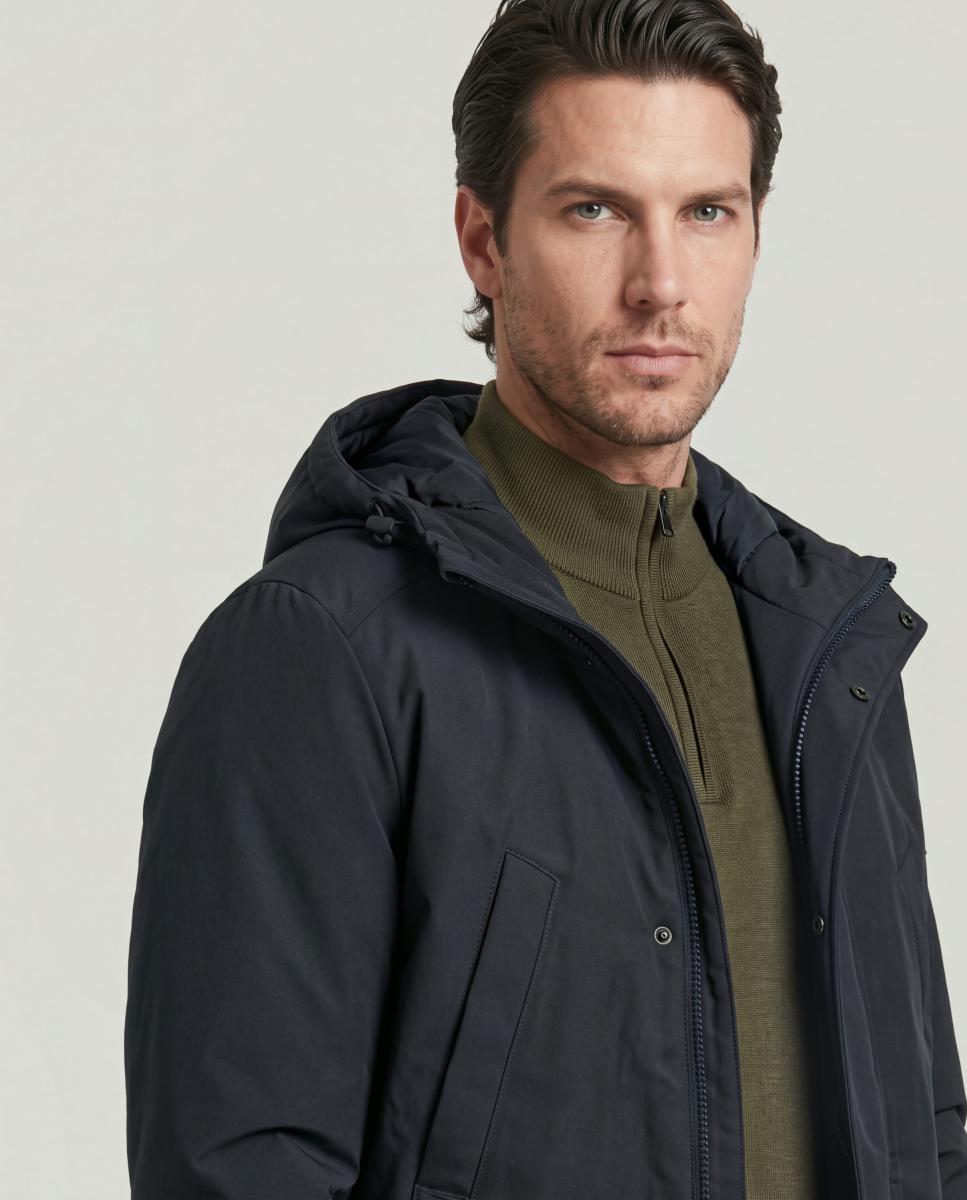 Imagen 3 de Parka de hombre con capucha - G-Star - Azul Azul