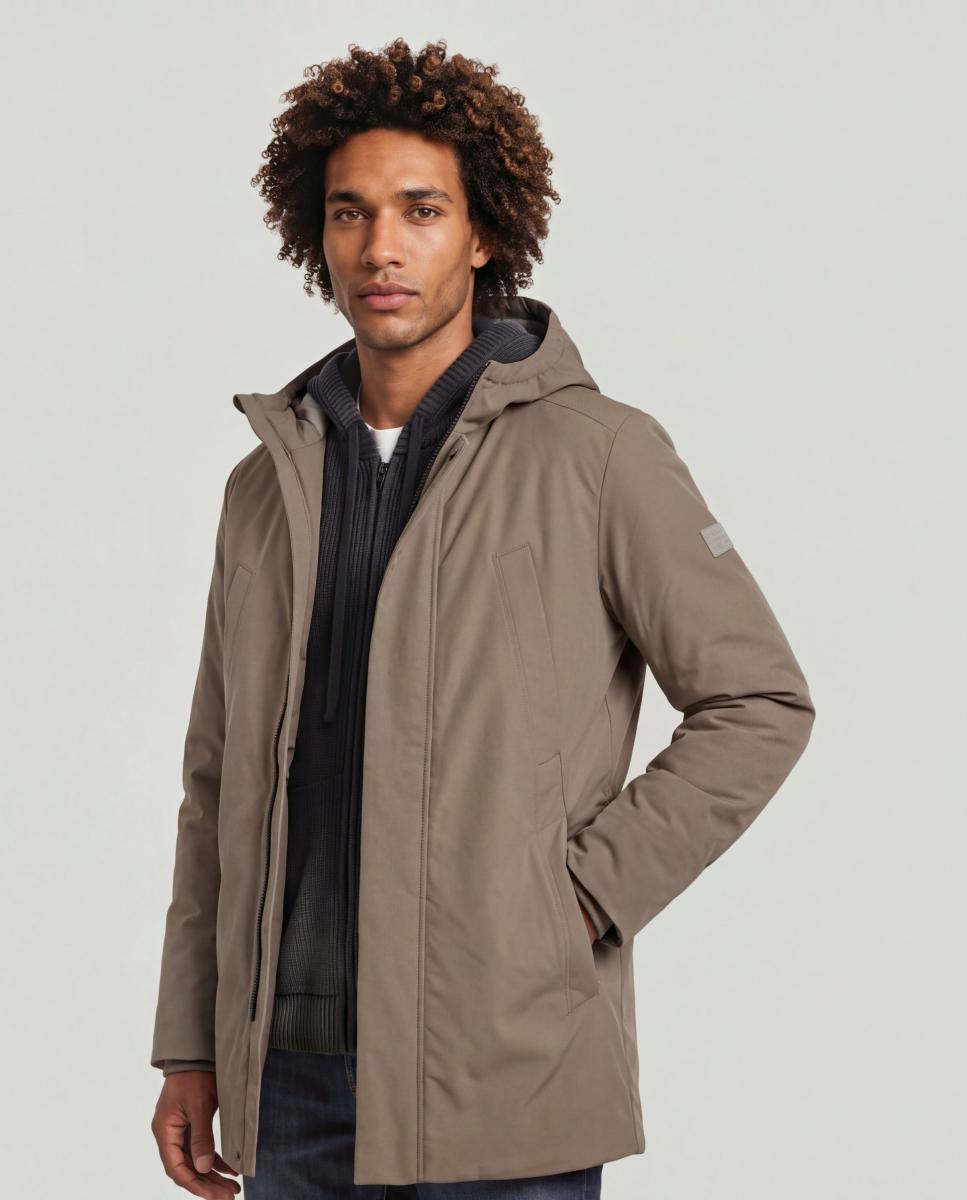 Imagen 1 de Parka de hombre con capucha - G-Star - Marrón Marrón