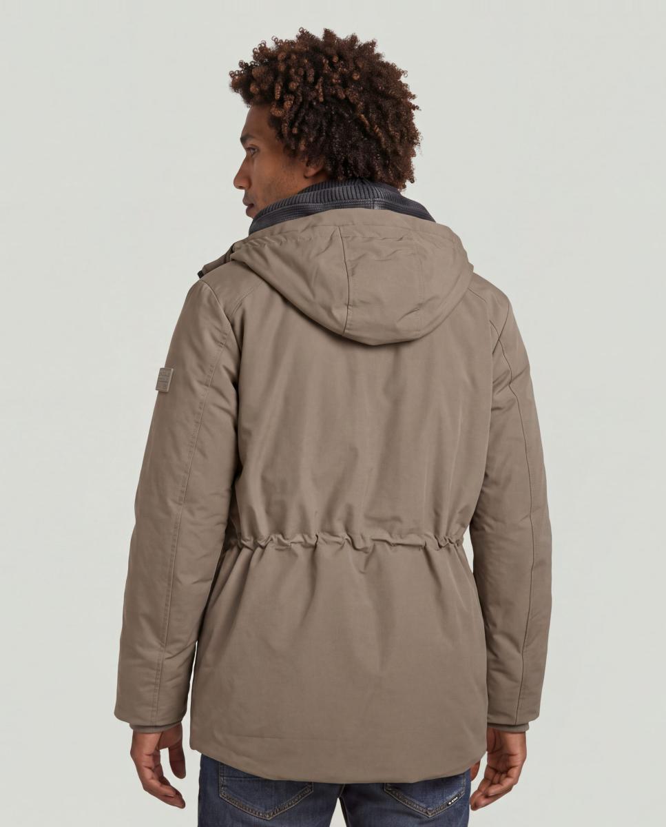 Imagen 2 de Parka de hombre con capucha - G-Star - Marrón Marrón