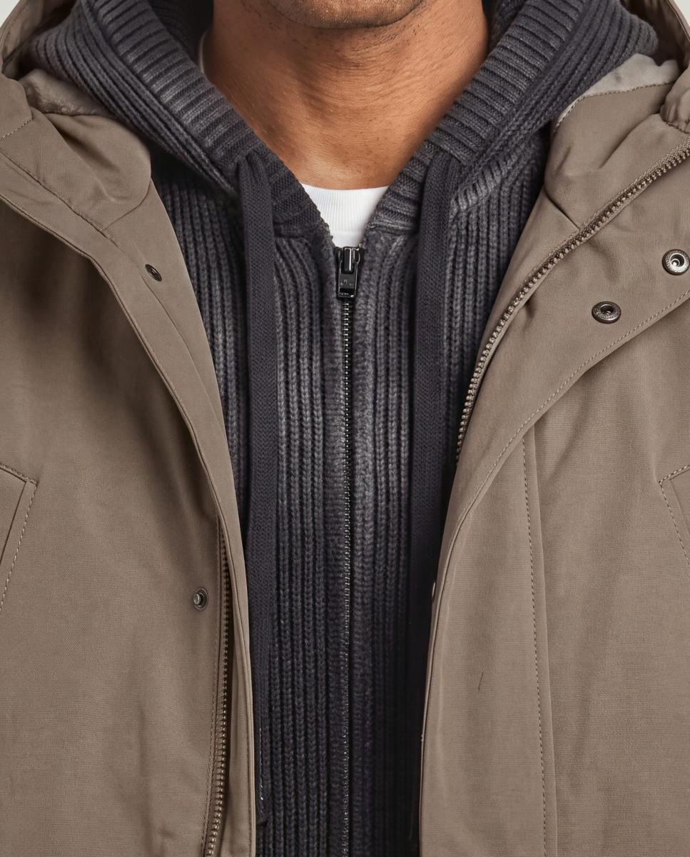 Imagen 3 de Parka de hombre con capucha - G-Star - Marrón Marrón