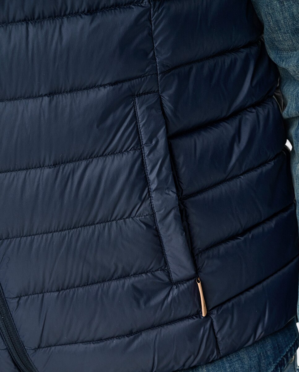 Colete Ligeiro Regular Fit Azul-3