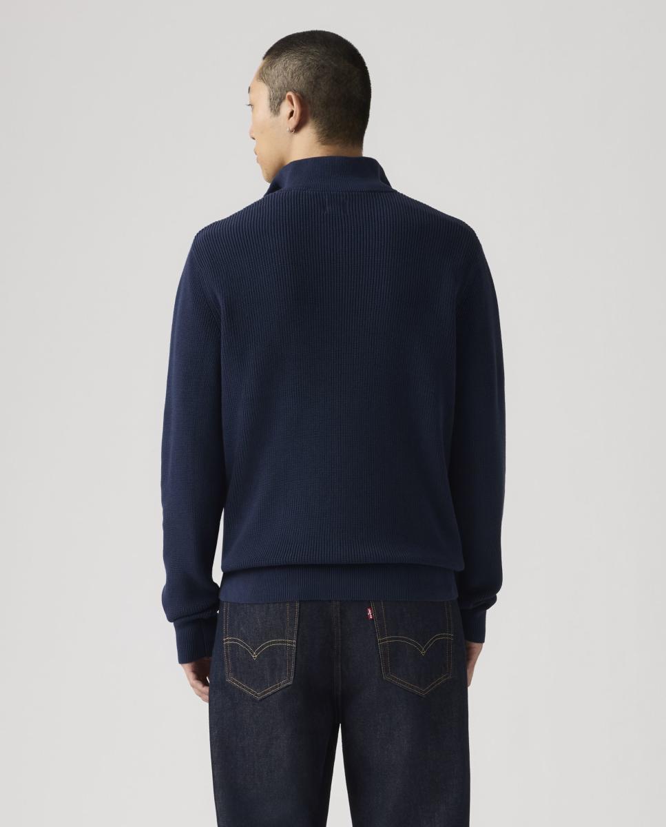 Jersey de hombre con cuello chimenea - Levi's - Azul marino Azul marino-2