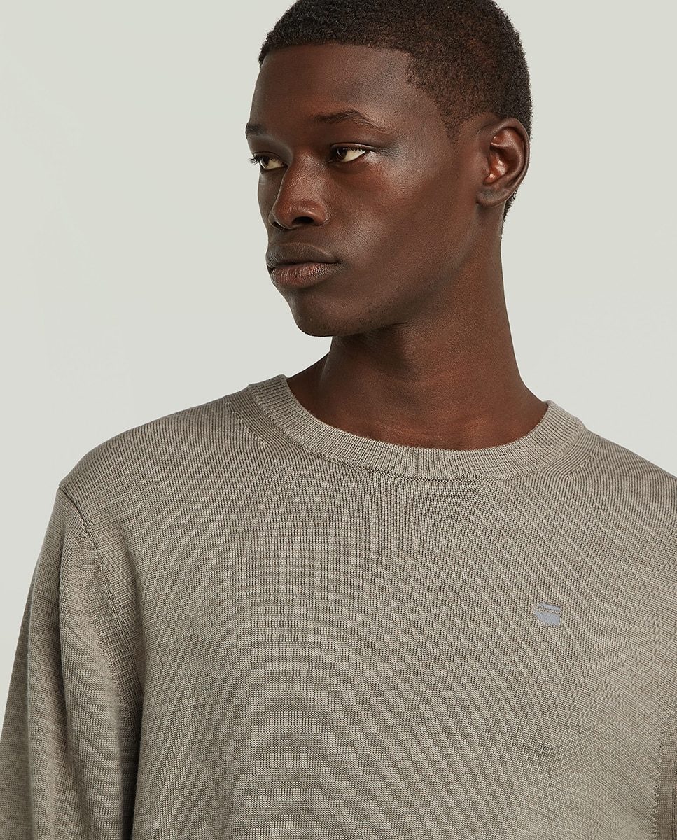 Camisola de Malha Fina Cinzento-3