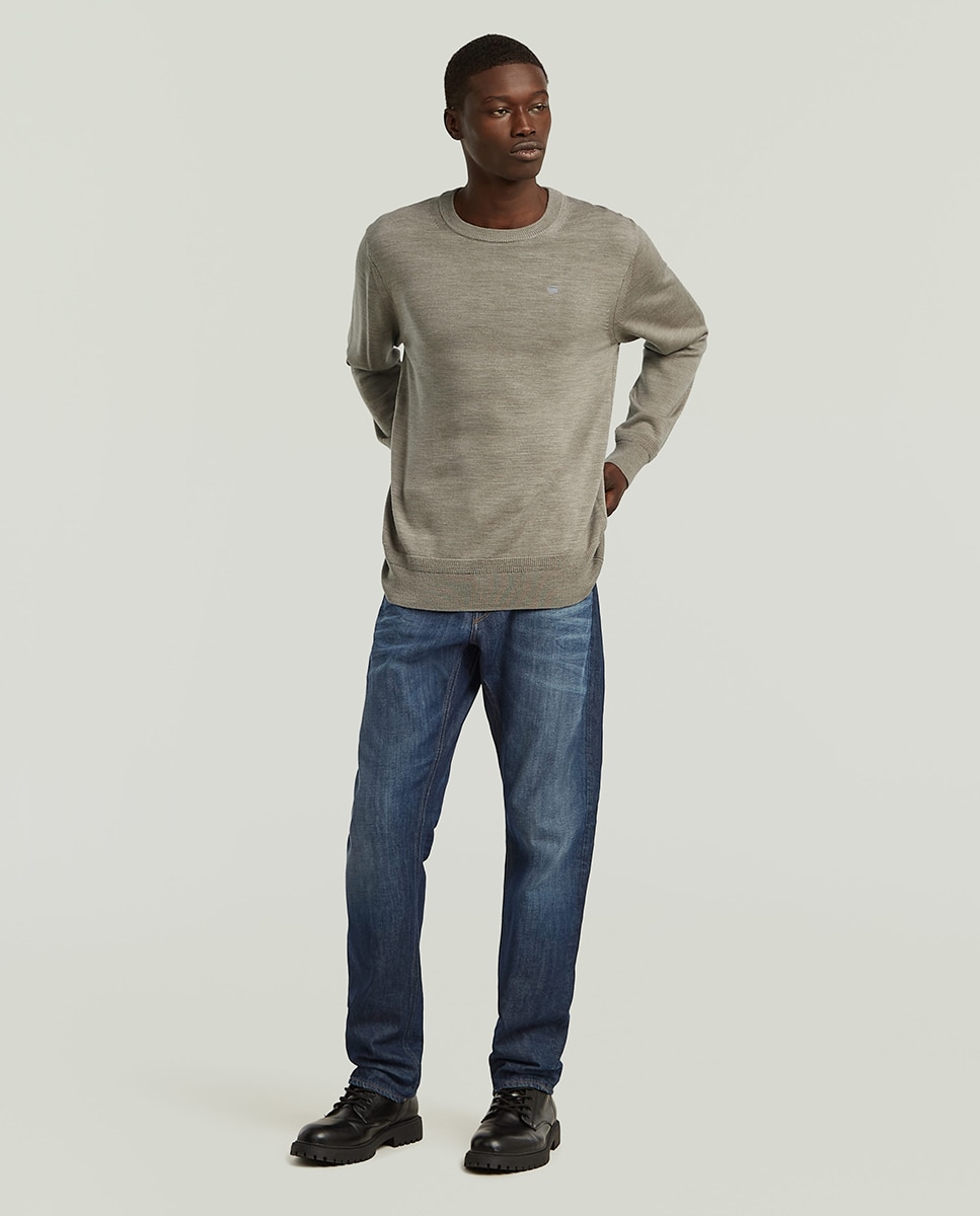 Camisola de Malha Fina Cinzento-4