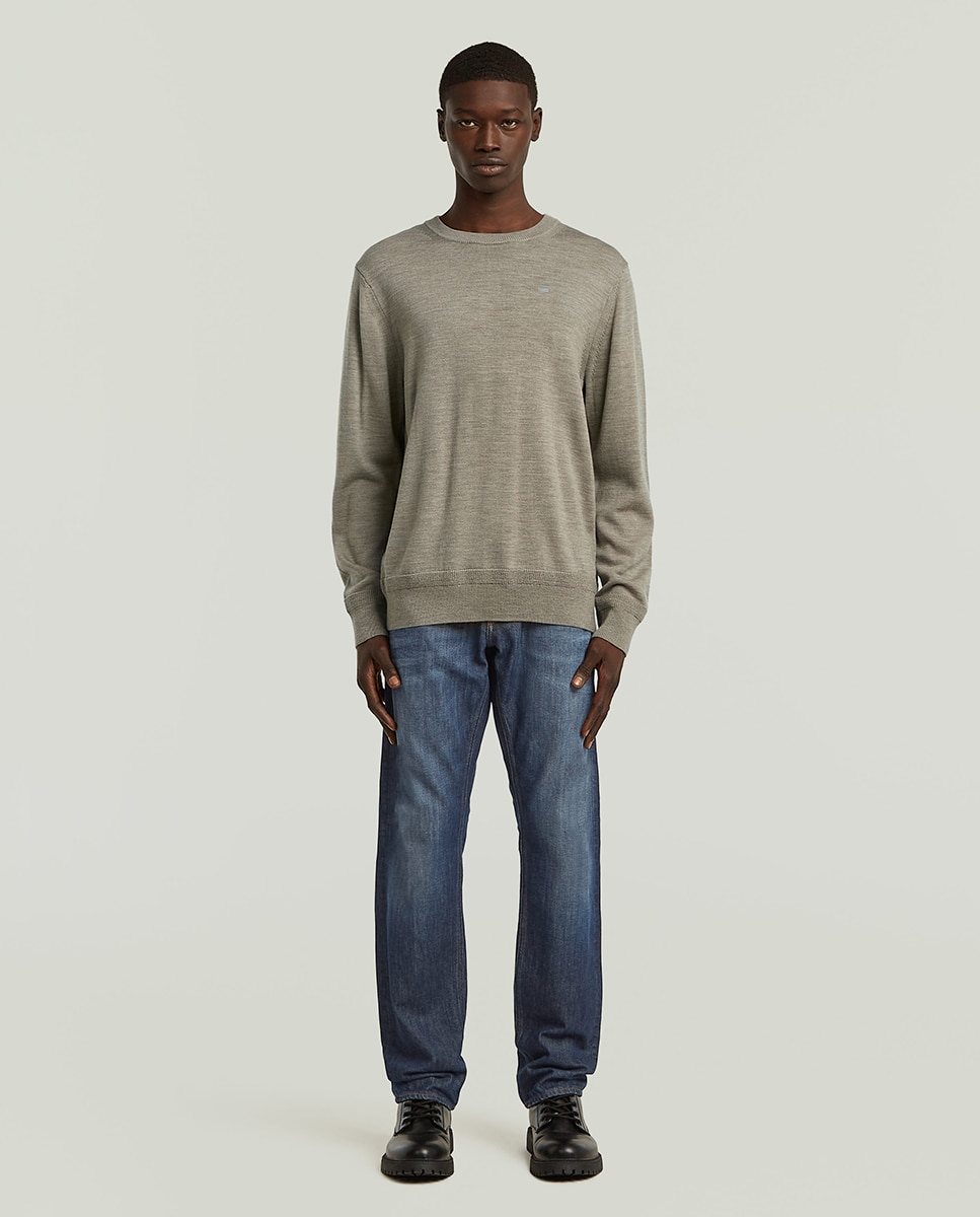 Camisola de Malha Fina Cinzento-7