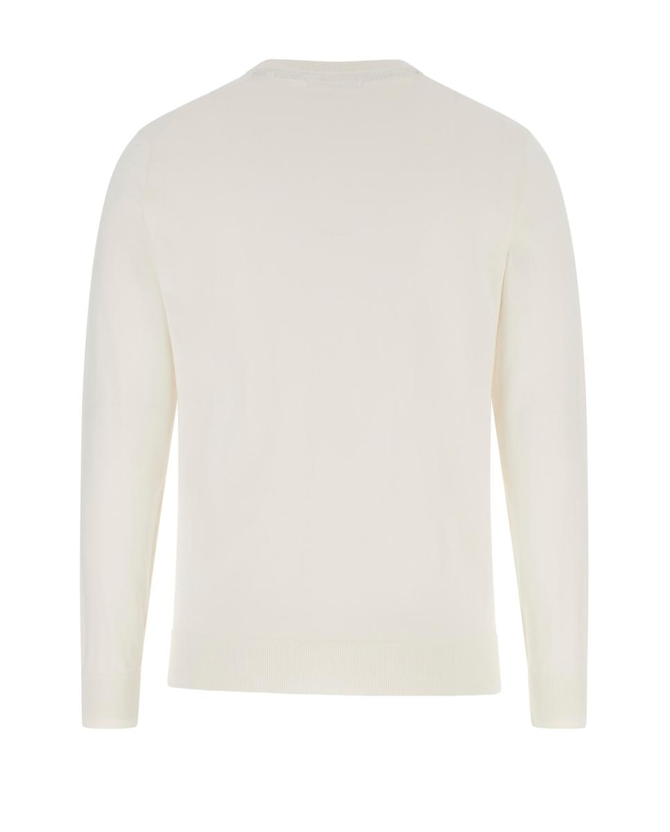 Camisola de Malha com Manga Comprida Cru-2
