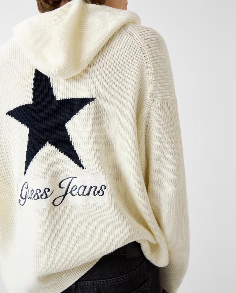Sweatshirt com capuz Branco-3