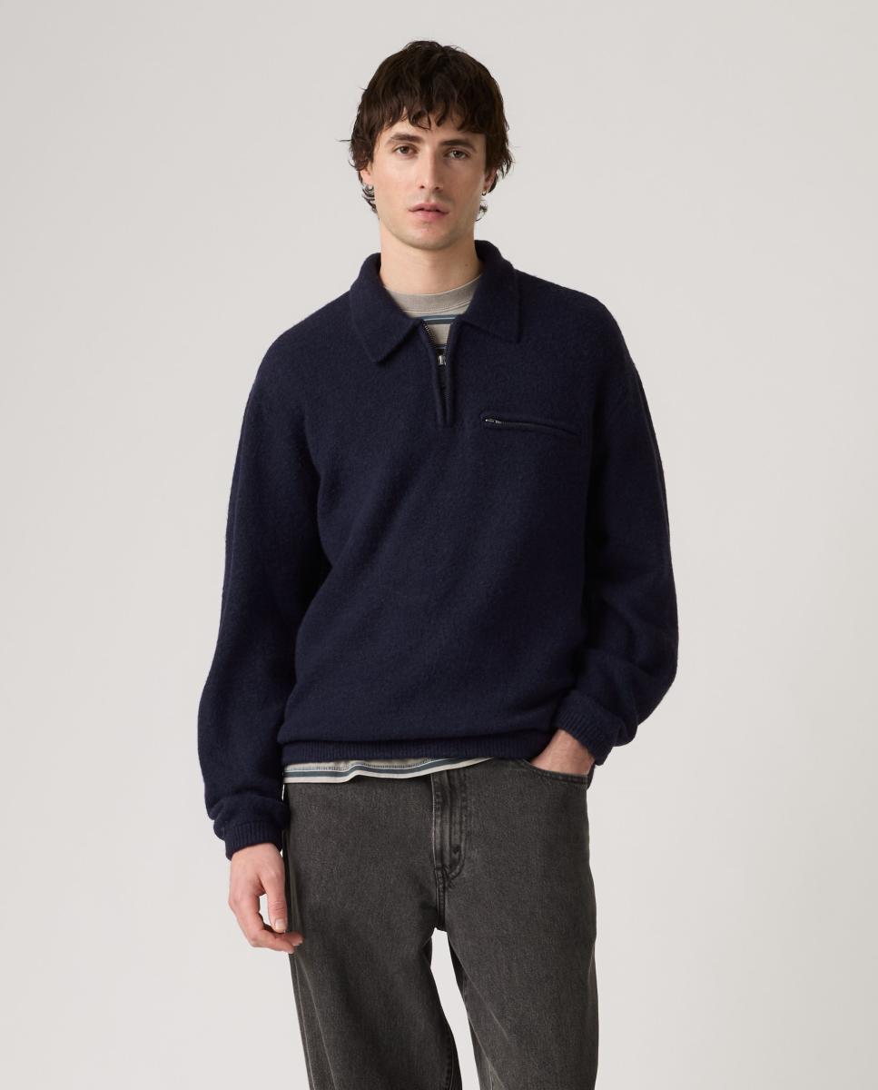 Jersey de hombre de cuello polo - Levi's - Azul marino Azul marino-1