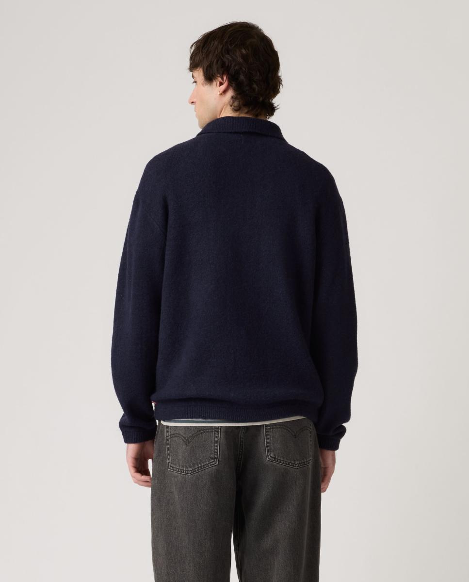 Jersey de hombre de cuello polo - Levi's - Azul marino Azul marino-2