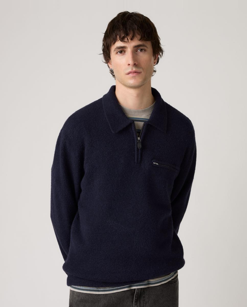 Jersey de hombre de cuello polo - Levi's - Azul marino Azul marino-4