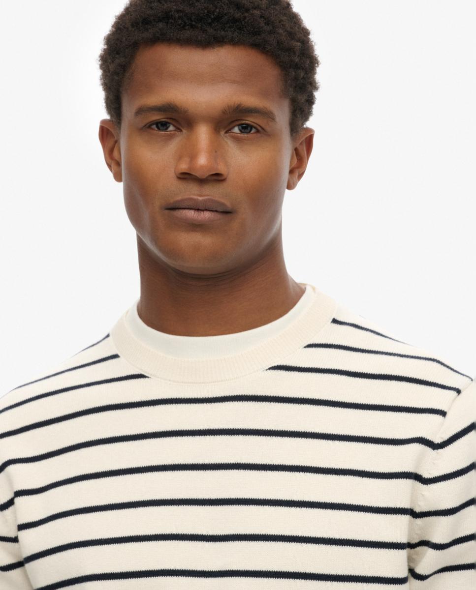 Camisola de Malha Merchant Breton Azul-3