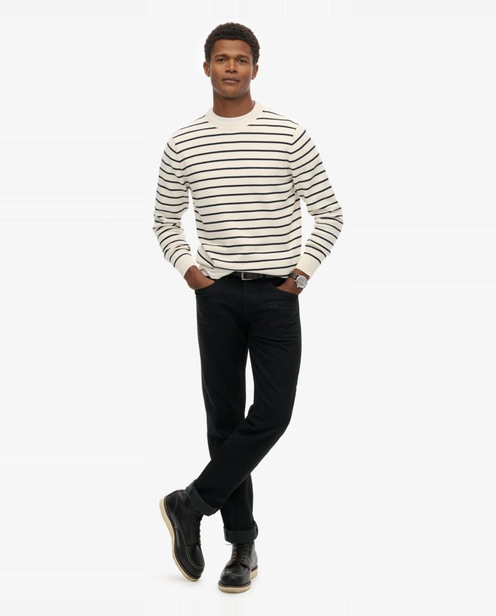 Camisola de Malha Merchant Breton Azul-4