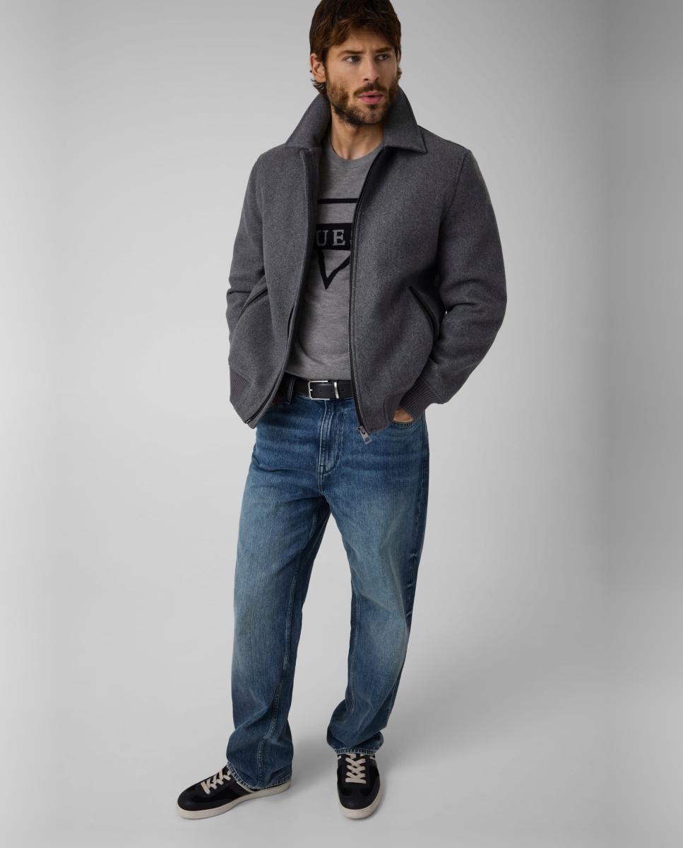 Camisola de homem Azul-marinho-5