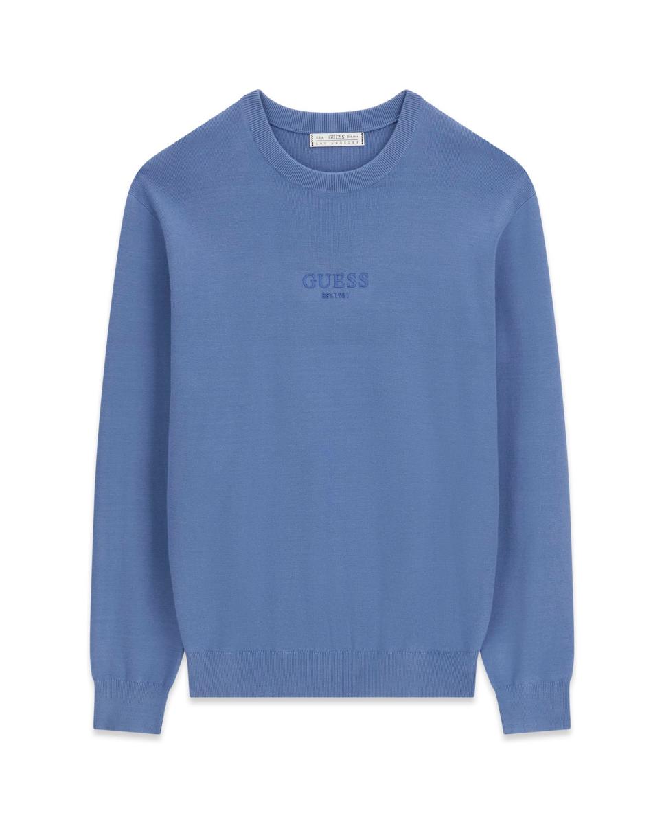 Sweatshirt sem Capuz Azul-marinho-4