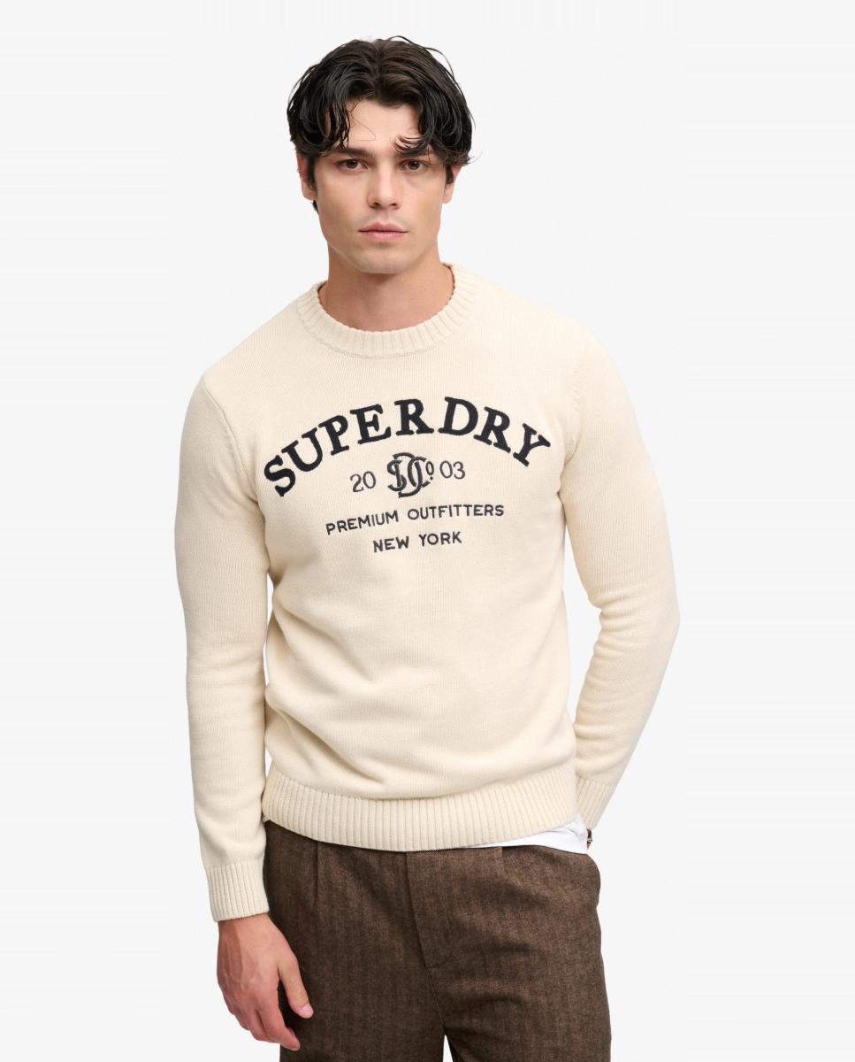 Imagem 0 de Camisola de Malha com Estampado Gráfico de Aplique