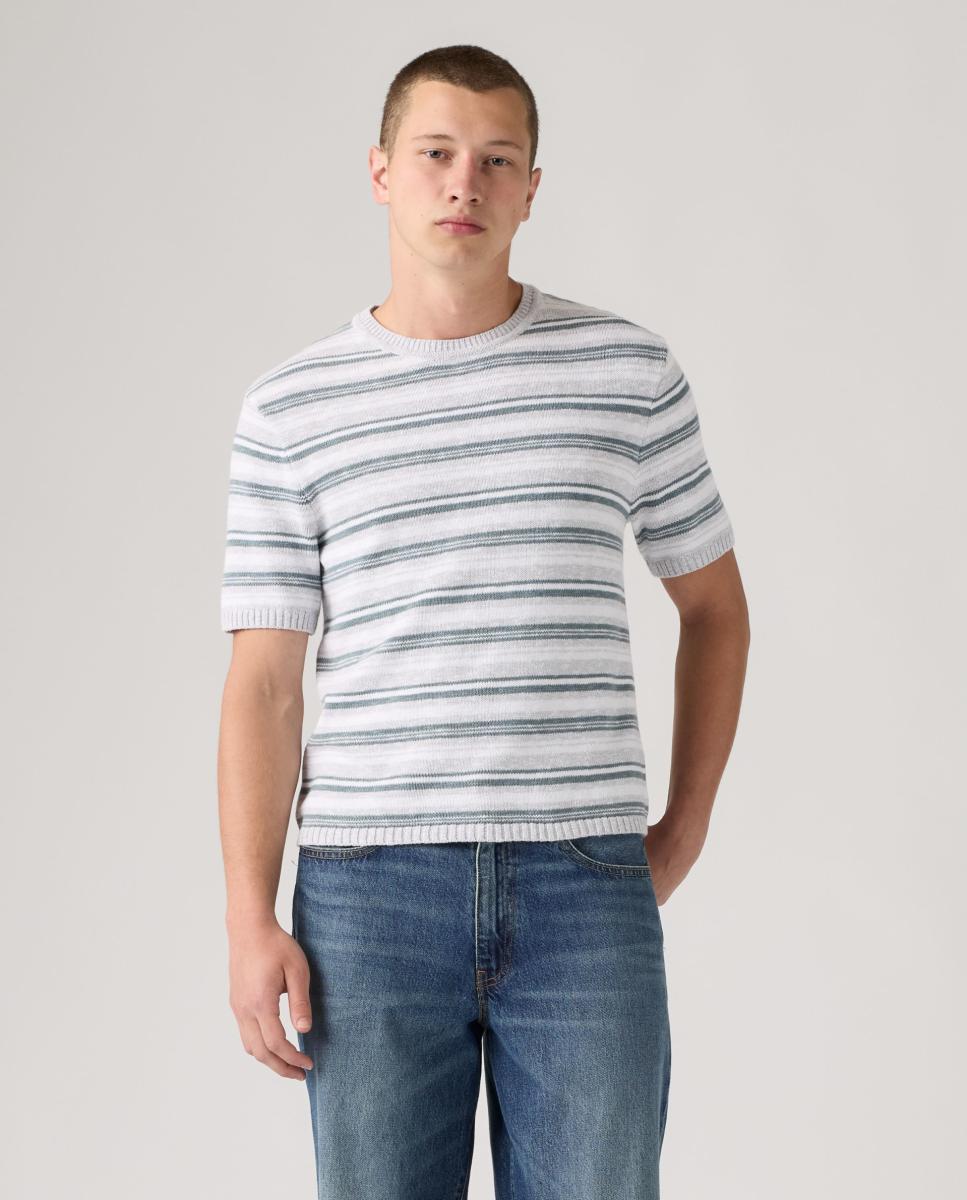 Levi's - Jersey de hombre de manga corta y cuello redondo.