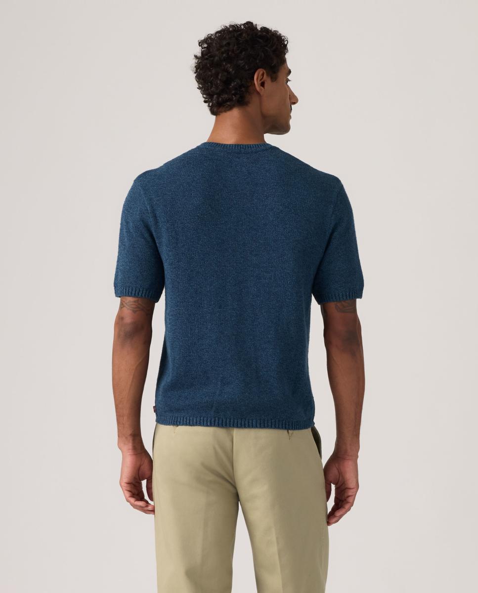 Jersey de hombre de manga corta y cuello redondo - Levi's - Azul Azul-2