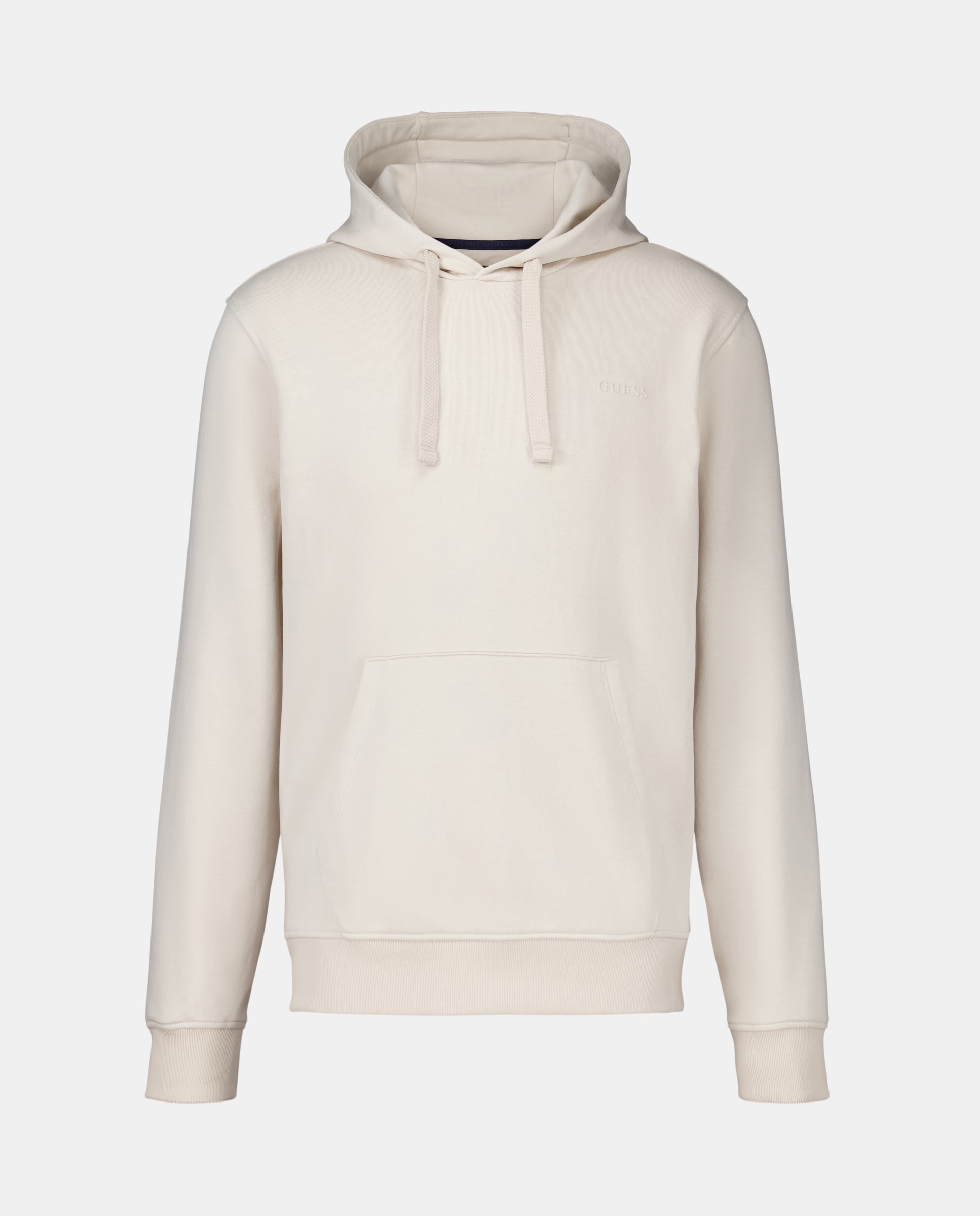 Sweatshirt Básica com Logótipo Bege-1