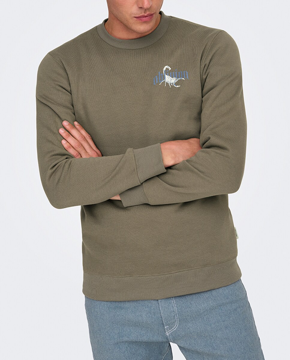 Corte Inglés Only Sudaderas Hombre Sudadera De Hombre Regular Fit