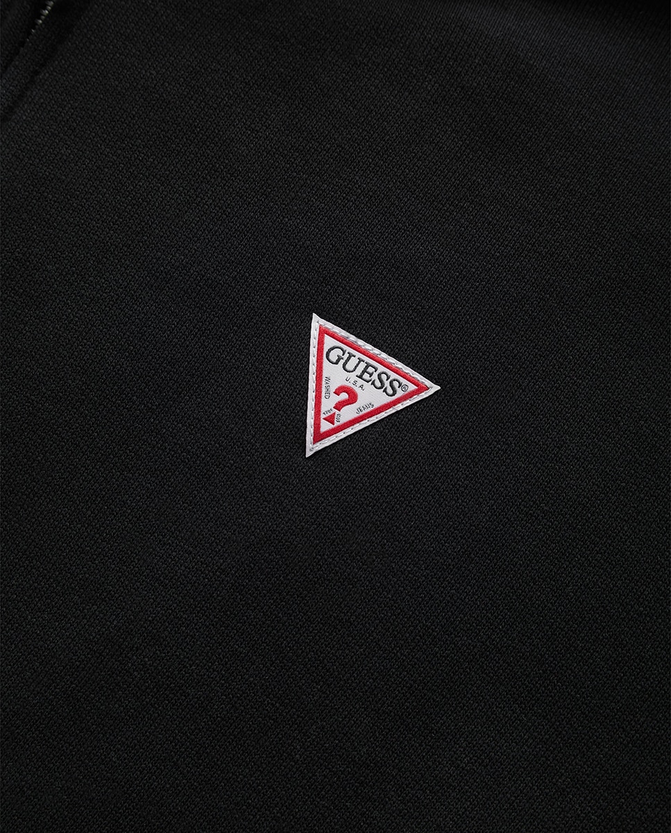 Sudadera con cremallera de hombre - Guess Jeans - Negro Negro-4