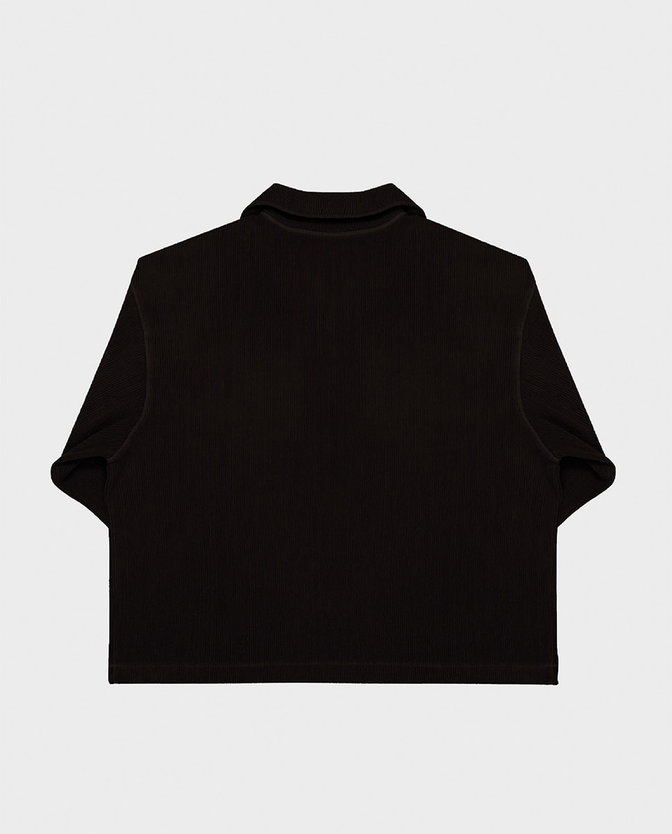 Sudadera tipo polo de hombre - YUXUS - Negro Negro-5