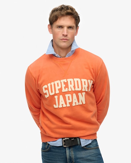 Sudadera de hombre vintage athletic en cuello redondo · Superdry