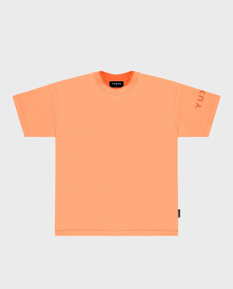 T-shirt de homem de manga curta Laranja-1