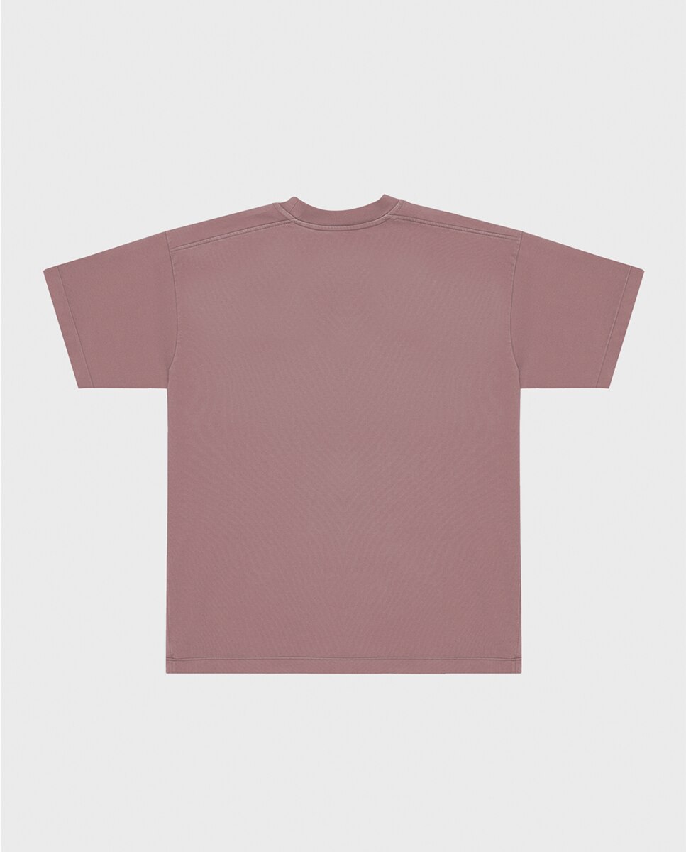 T-shirt de homem de manga curta Vermelho-3