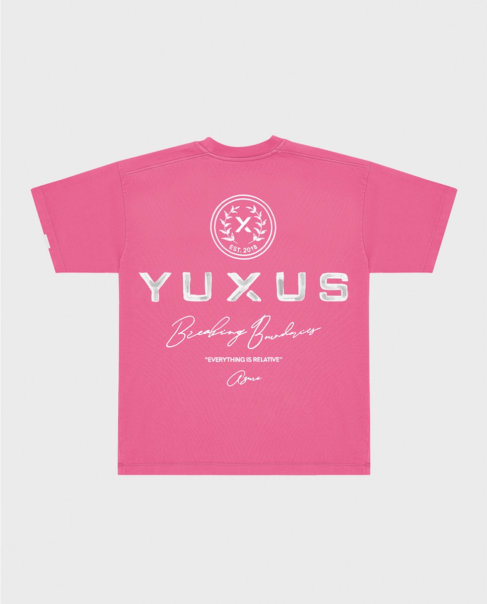 T-shirt de homem de manga curta Rosa-1