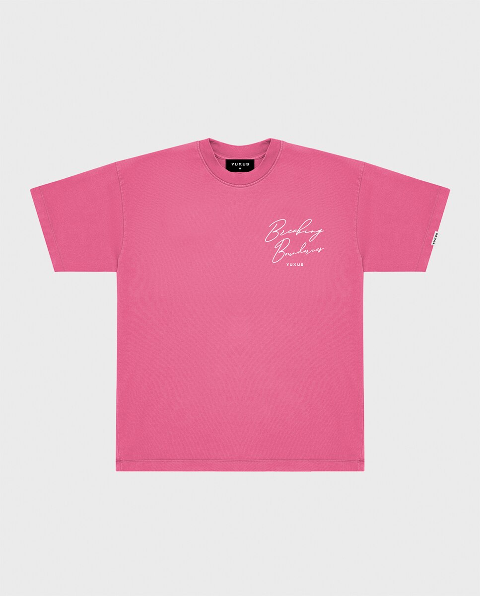 T-shirt de homem de manga curta Rosa-2