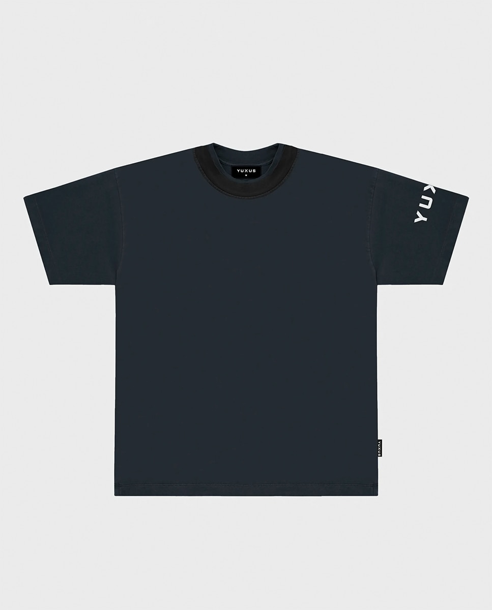 T-shirt de homem de manga curta Preto-1